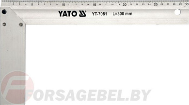 Угольник столярный 300 мм Al Yato YT-7081