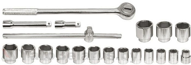 Набор инструментов 3/4'' 19-50 мм 20 пр. Vorel 58150