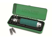 Отвертка ударно-поворотная + биты в футляре TOPTUL GAAD0602