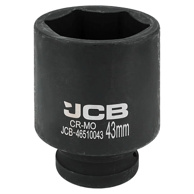Головка ударная глубокая 43 мм 6-гр 3/4'' JCB JCB-46510043