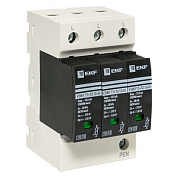Устройство защиты от импульсных перенапряжений Т1+Т2, Iimp-12,5kA, In-20kA, Uc-275В, 3+0 EKF PROxima OV12-3-503