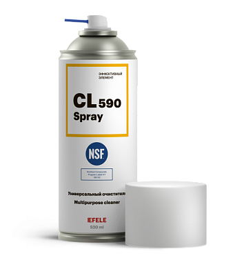 Средство многофункицональное чистящее с пищевым допуском H1 CL-590 SPRAY (520 мл) EFELE 98715
