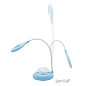 Светильник светодиодный настольный 1200mah, голубой ForceKraft FK-DEA6122