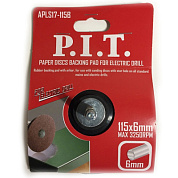 Тарелка опорная для крепления шлифовальных листов 115 мм 6 мм PVC PIT APLS17-115B