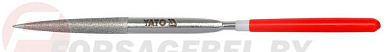 Надфиль алмазный полукруглый 4х160 мм Yato YT-6148