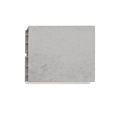 Цоколь мебельный ПВХ h=100 бетон светлый L=3200мм, RU 68497