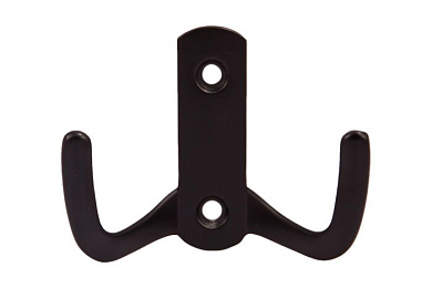 Крючок меб. двухрожковый мет. WP13 черный GRIDLI 88898