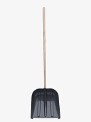 Лопата пластиковая снегоуборочная №10 410×420 мм, с алюмневой планкой Агростройлидер СНЕГ-01.27/компбезV