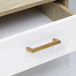 Ручка меб. скоба мет. BASE 160, шлифованное золото, AKS 112414