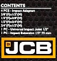 Набор адаптеры ударные, кардан ударный, удлинитель ударный 6 пр JCB JCB-4068MPB