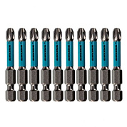 Набор бит торсионных PZ3 x 50 мм, для ударных шуруповертов, 10 шт. Gross 11496