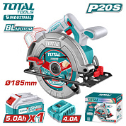 Пила циркулярная TOTAL TSLI18513