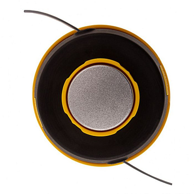 Катушка триммерная полуавтоматическая, легкая заправка лески, гайка M10x1,25, винт M10-M10, подшипник Denzel 96318