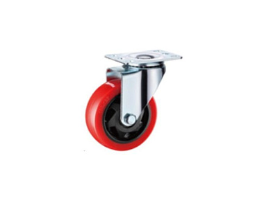 Колесо поворотное усиленное полиуретан SCM 55 125 мм (увеличенная площадка) TOR 1047734