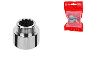 Удлинитель 3/4" вн.-нар.х15 мм усиленный ХРОМ, инд. упак. AV Engineering AVE301039