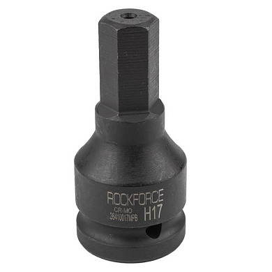 Головка-бита ударная HEX (6-гр) H17 3/4" RockForce RF-26410017MPB