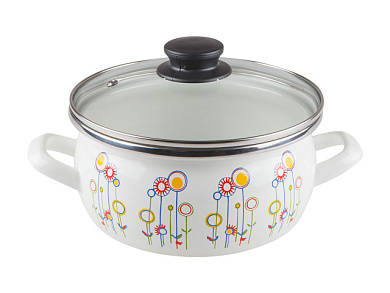 Кастрюля 1,5 л "Луговые цветы" Сантэкс 1-2415112(Бл)(06)