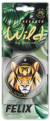 Ароматизатор бумаж. WILD BY NATURE Амурский тигр FELIX 411040172