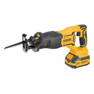 Пила сабельная аккумуляторная бесщет. RS-250, Li-Ion, 20 В Denzel 28802