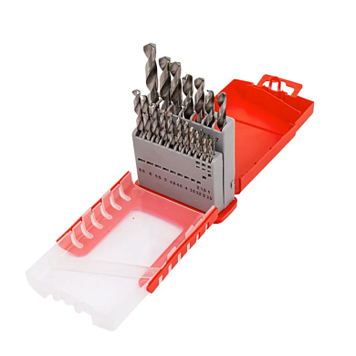 Набор сверл по металлу 1-10 мм HSS 21 пр EVERFORCE EF-924U21S