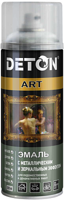 Эмаль металлик Серебро аэр. 520 мл ART DETON DTN-A70820