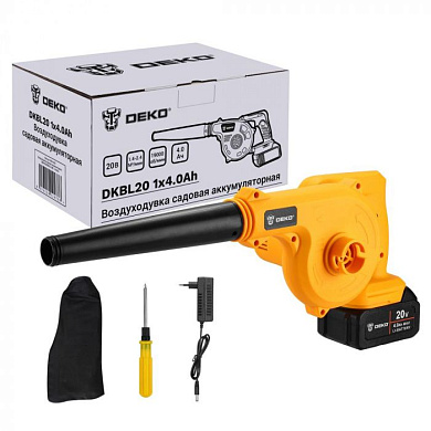 Воздуходувка-пылесос аккумуляторная DKBL20 DEKO 063-4312