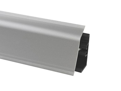 Плинтус ПВХ к столешнику LB38 алюминий (013) (1шт=3м.п.) RU 94073