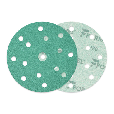 Круг шлифовальный FILM Plus на пленочной основе, 150 мм, 15 отв., P80 FORMEL 22761123080