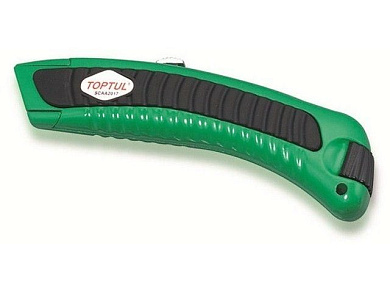 Нож пистолетный с выдвижным лезвием усиленный 20мм Toptul SCAA2017