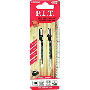 Пилка для лобзика по дереву T101AO (фигурный быстрый рез) 50мм PIT AJSB-T101AO