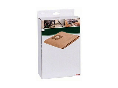 Мешок-пылесборник бумажный для AdvVac 20, 5 шт., BOSCH 2.609.256.F33