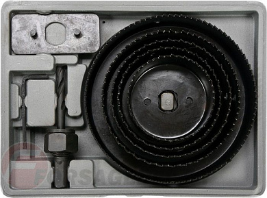 Пилы кольцевые по дереву 64-127 мм набор 8пр. Vorel 22571