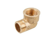 Колено вн.- нар. 3/4", уголок латунный м-п 3/4" Цветлит ЦРБ0085