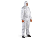 Защитный комбинезон JPC-100 р-р L, 40 г/м с капюшоном JETA SAFETY JPC-100-L