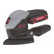 Дельташлифмашина аккумуляторная Solo, 20 В, 12000 об/мин, 140х140х80 мм Без АКБ и ЗУ. PIT PSP20H-140A