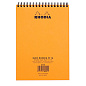 Блокнот "Rhodia", A5, 80 листов, линейка, оранжевый