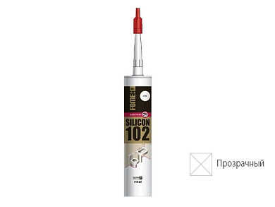 Герметик силиконовый SANITARY SILICON 102 310 мл прозр. FOME FLEX 01-4-1-101