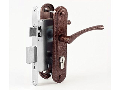 Замок врезной Омега ЗВ7, медь ОМЕГА 00-00000591