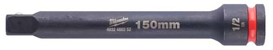 Удлинитель ударный Milwaukee Shockwave 1/2" 150мм 4932480352