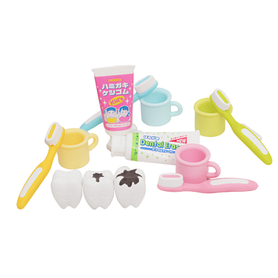 Ластик "IWAKO Teeth & Toothpaste", 1 шт