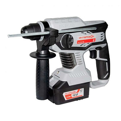Перфоратор аккумуляторный, 18В. Li-ion АПИ, (кейс, 2 аккум 2,0Ач, ЗУ) Интерскол ПА-24/18В (2*2,0Ач)