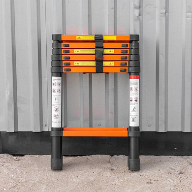 Стремянка телескопическая алюм. бытовая 2 м, 7+7 ступ. ISMA ISMA-UP200-2