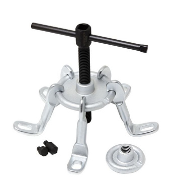 Съемник ступицы сборный механический с креплением на болты, Ø110-160 мм, 5 сменных лап RockForce RF-659200M