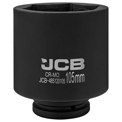 Головка ударная глубокая 105 мм 6-гр 1'' JCB JCB-485120105