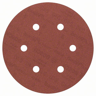 Круг шлифовальный C430 150 мм, P240, 6 отв. 5 шт, Expert for Wood and Paint Bosch 2608605722