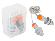 Беруши в контейнере со шнурком многоразовые SONIDO MAX JETA SAFETY JEM31