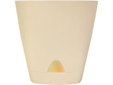 Горшок для цветов с прикорневым поливом, 4 л., Amsterdam, сливочный, INGREEN ING6201СЛ