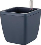 Горшок с автополивом InGreen Munchen 1,5л с вн.вставкой 0,85л, квадр,Вулканический серый Пластик Репаблик IG622311026