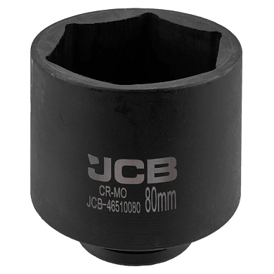 Головка ударная глубокая 3/4'' 80 мм 6-гр JCB JCB-46510080