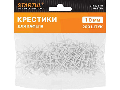 Крестики д/кафеля 1,0мм 200шт STARTUL MASTER STARTUL ST4404-10